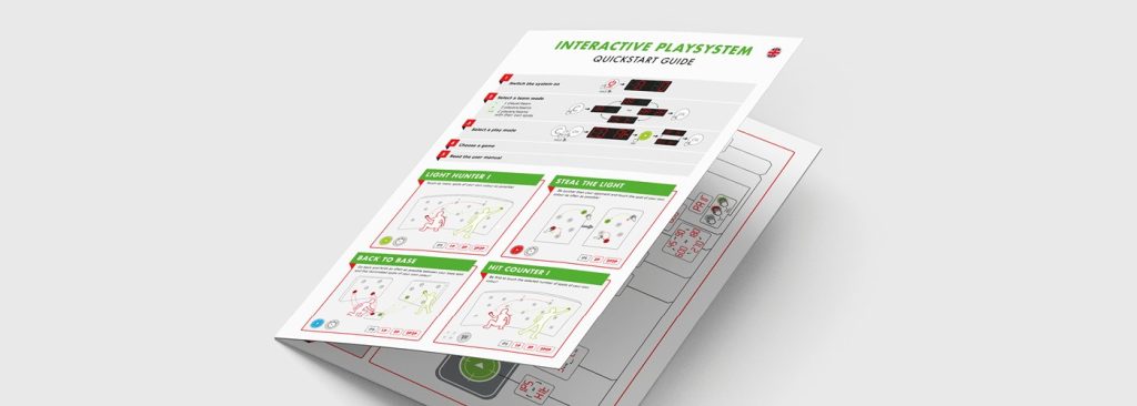 Een dichtgevouwen quick start guide of verkorte handleiding