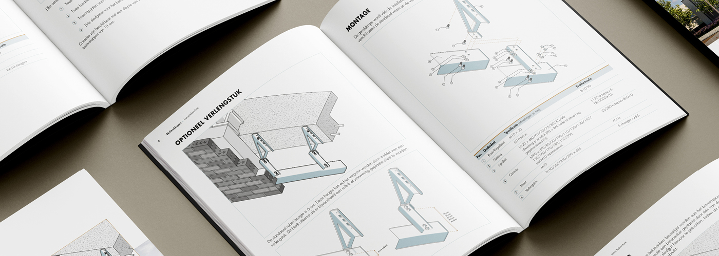 Technische handleiding gemaakt voor een bouwproduct