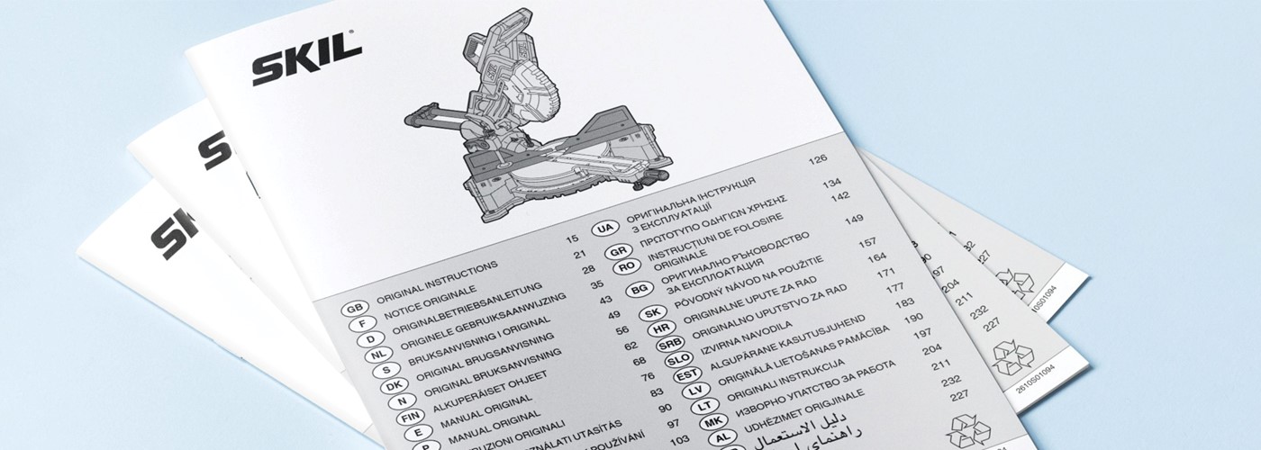 Technical translation of manual texts into multiple languages